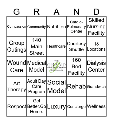 The Grand Bingo Card