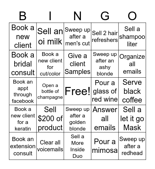 Kenna Kunijo Bingo Card