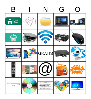 Lotería: La tecnología  Bingo Card