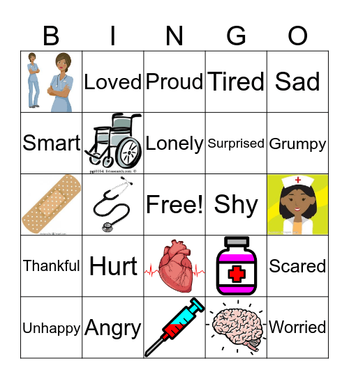 Medical Social Work Bingo Card