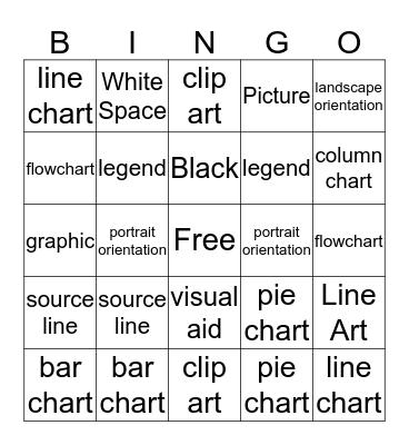 Graphics & Visual Aids Bingo Card