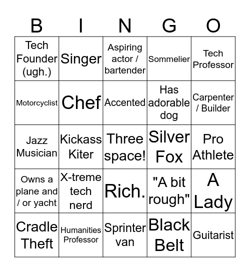 Summer Break Bingo Card