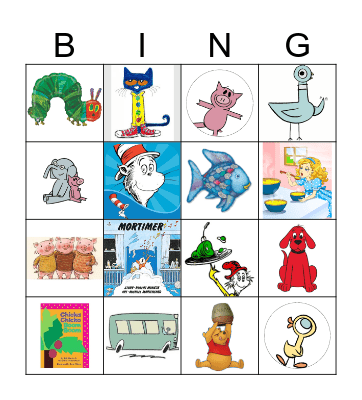 I Love to Read Bingo Card