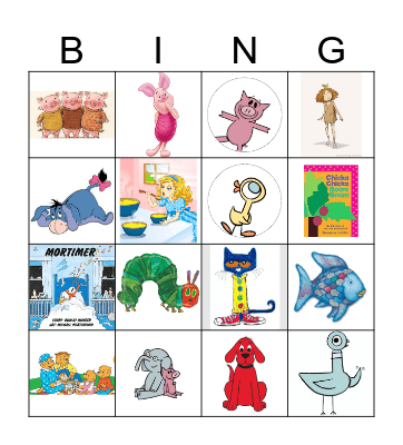 I Love to Read Bingo Card