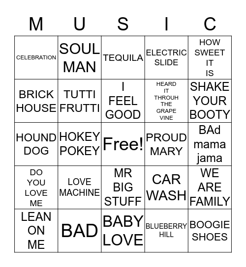 RETRO BINGO Card