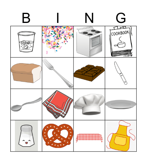 PRETZEL BINGO  Bingo Card