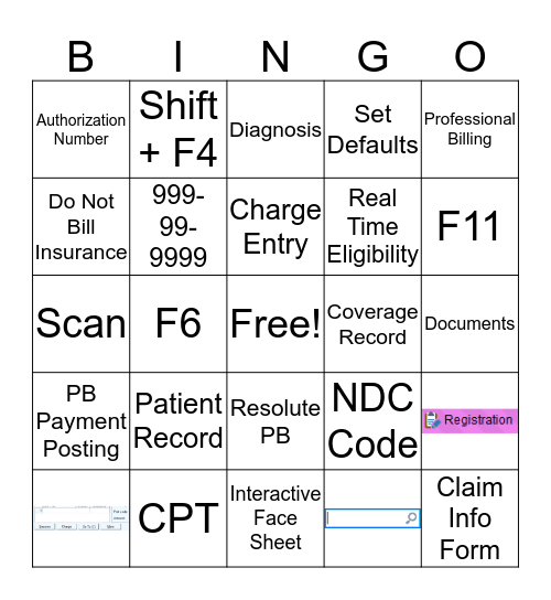 EPIC Bingo Card