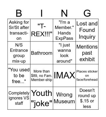 Desk Bingo!! Bingo Card