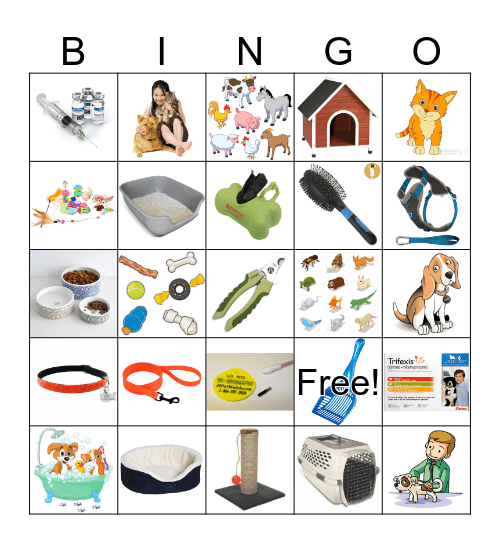 Happy Healthy Pets Bingo Card