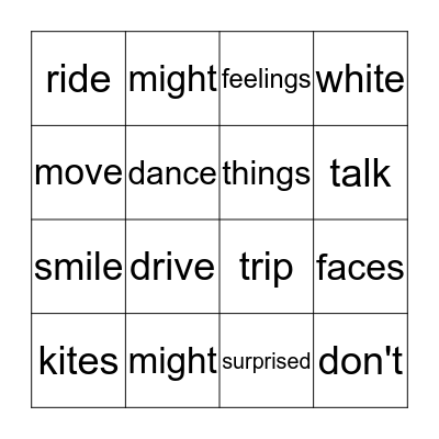 Mimes   1.3 Bingo Card