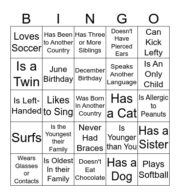 CT Rush 05G Elite Team Bingo Card