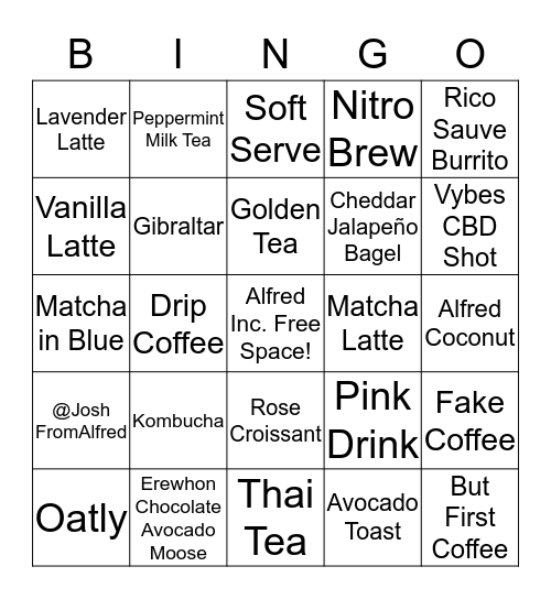 But First Bingo! Bingo Card