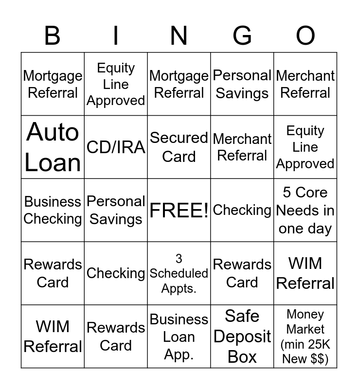 Platform BINGO Card