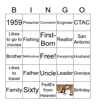 David Allen Bingo Card