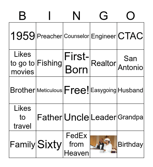 David Allen Bingo Card