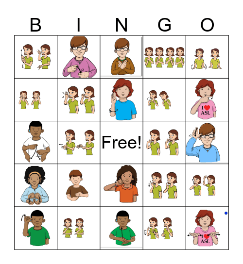 ASL Bingo Card