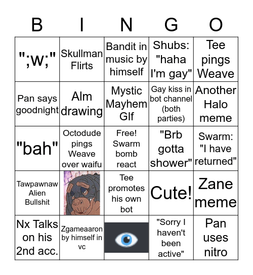 Boo-Beam Bingo (Round 2) Bingo Card