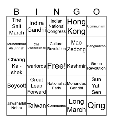 sharellll Bingo Card