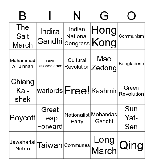 sharellll Bingo Card