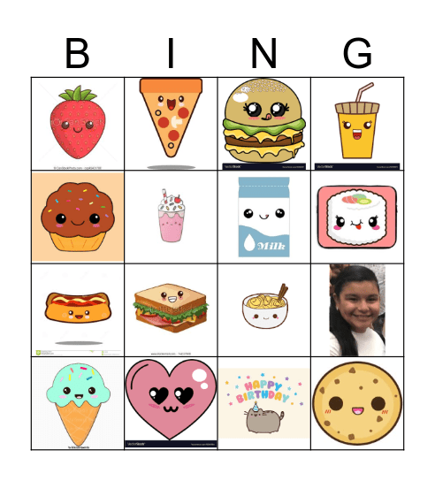 Lauren's Kawaii Bingo  Bingo Card