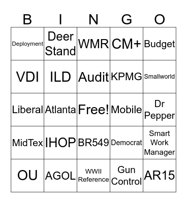 Mervigo Bingo Card