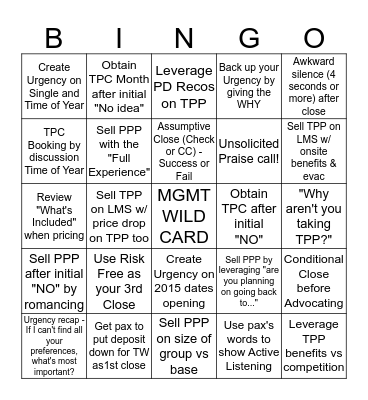SALES Q1 BINGO EXTRAVAGANZA!!! Bingo Card