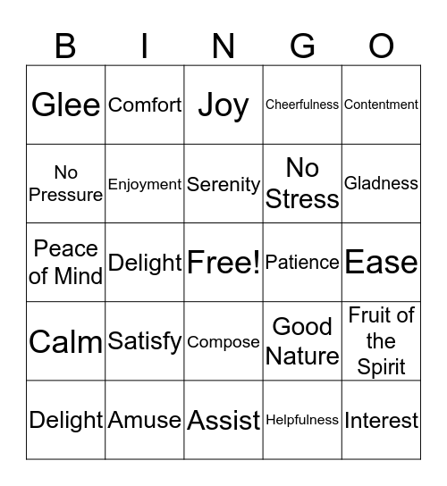 Angry Less Bingo Card