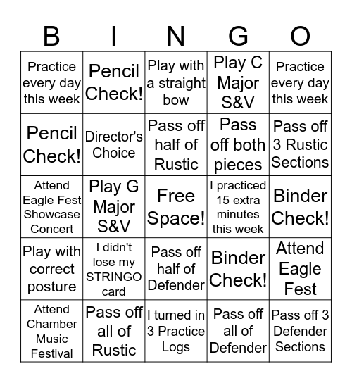 6th Grade STRINGO - Q4 Bingo Card