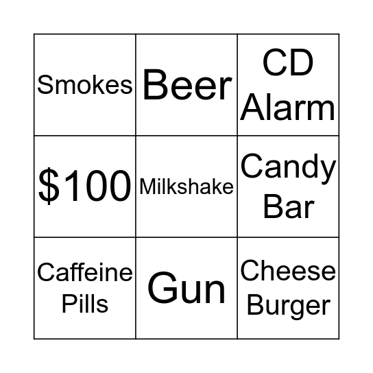 Stick RPG Complete Bingo Card