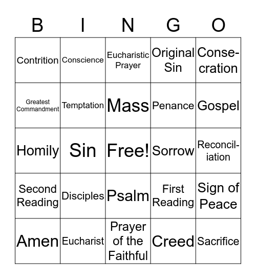 Review - March 21, 2019 Bingo Card