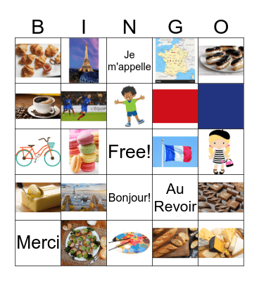 BINGO: Bienvenue! Bingo Card