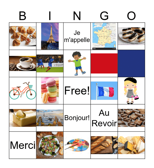 BINGO: Bienvenue! Bingo Card