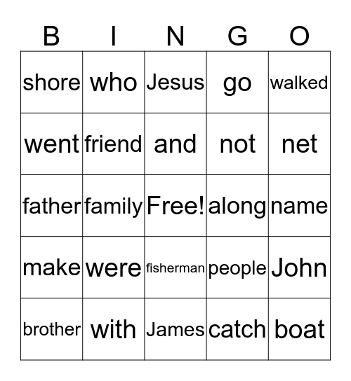 Let's Play! Bingo Card