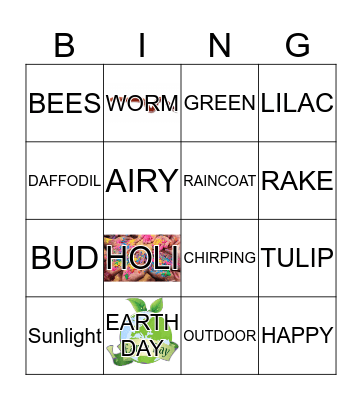 SPRING Bingo Card