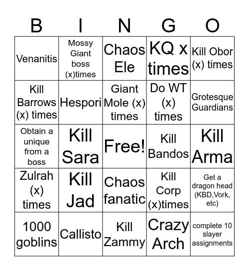 Chilltopia Bingo Event Bingo Card