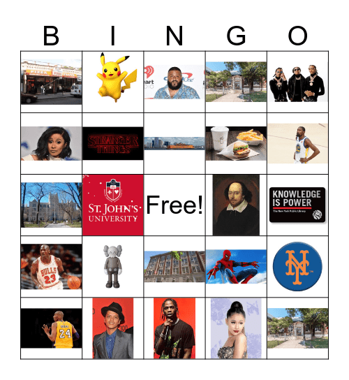 St.George Library Teen Bingo Card