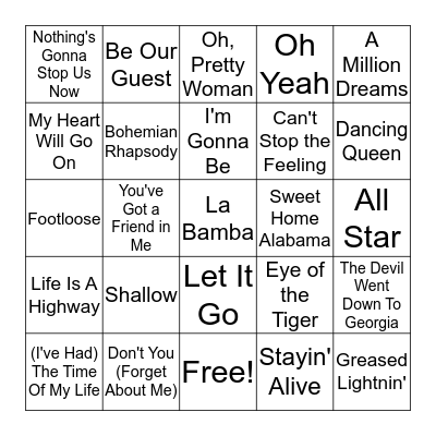 Movies and More - Singo  Bingo Card