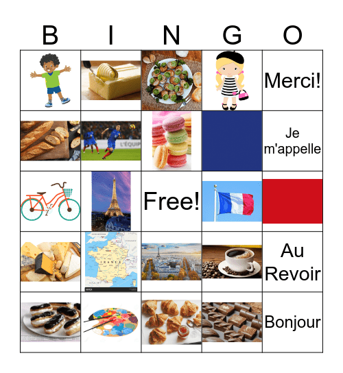 BINGO: Bienvenue! Bingo Card