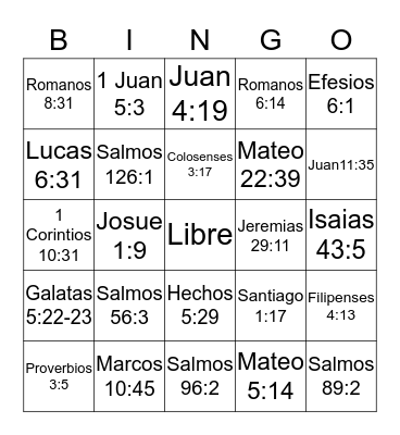 Loteria  Bingo Card