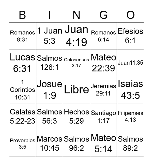 Loteria  Bingo Card