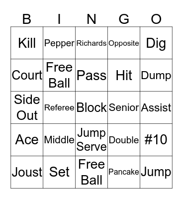 T-Rich Bingo Card