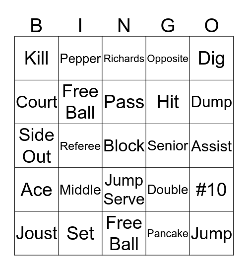 T-Rich Bingo Card