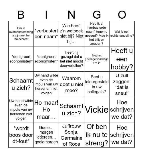 De Grote Sagaert-Bingo Card