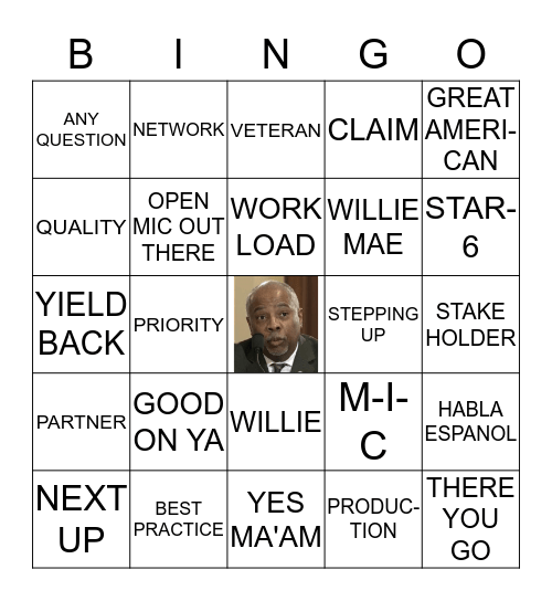 DUSB BINGO (ONLY WHEN HE SAYS IT) Bingo Card
