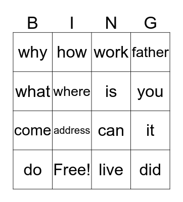 citizenship bingo 3 Bingo Card