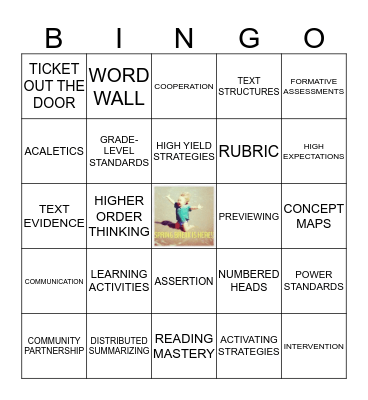 MANATEE ELEMENTARY SCHOOL Bingo Card