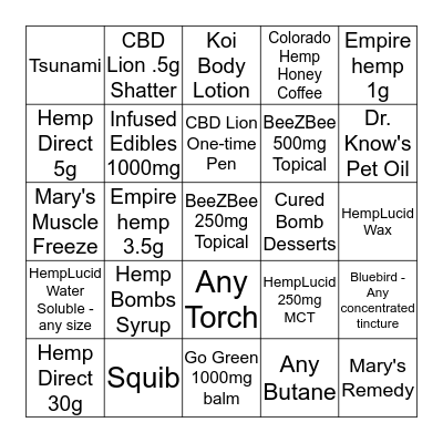 Grass Roots Sales Bingo Card