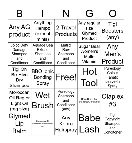 Name:  Bingo Card