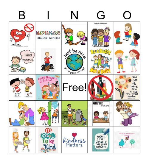 KINDNESS BINGO Card