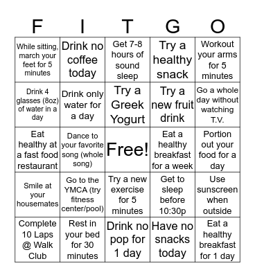 CornerStrong Bingo Card